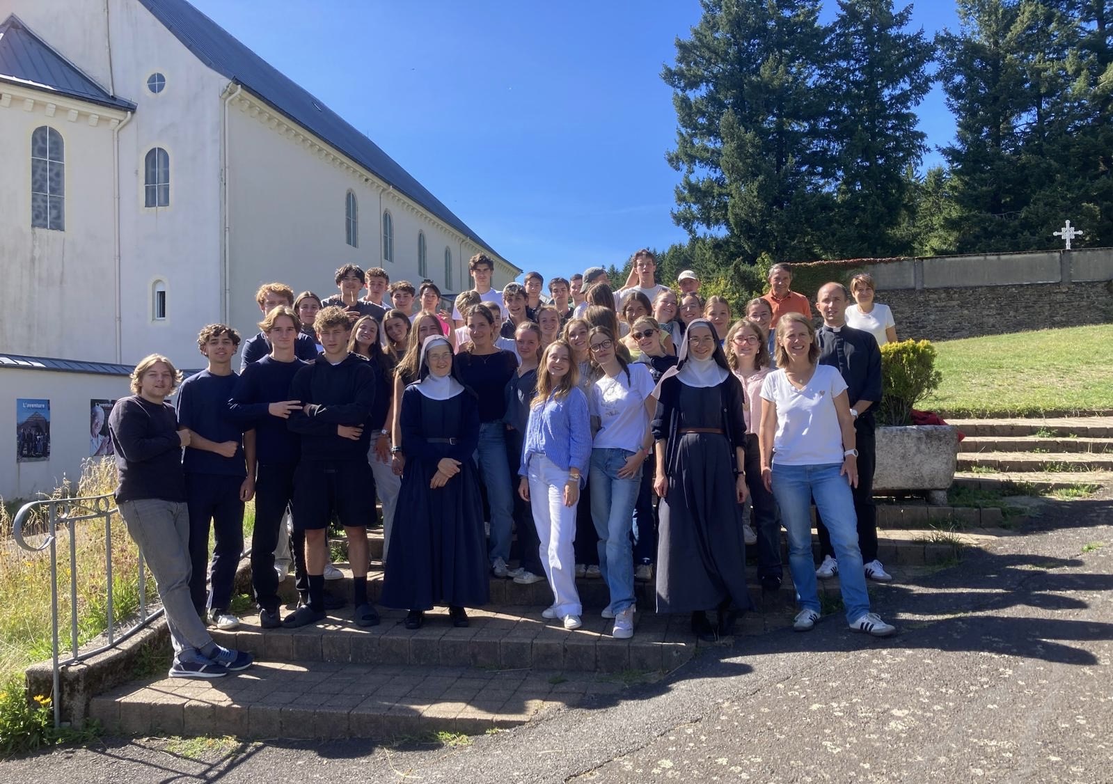 Lycée : retraite de rentrée à Notre-Dame des Neiges