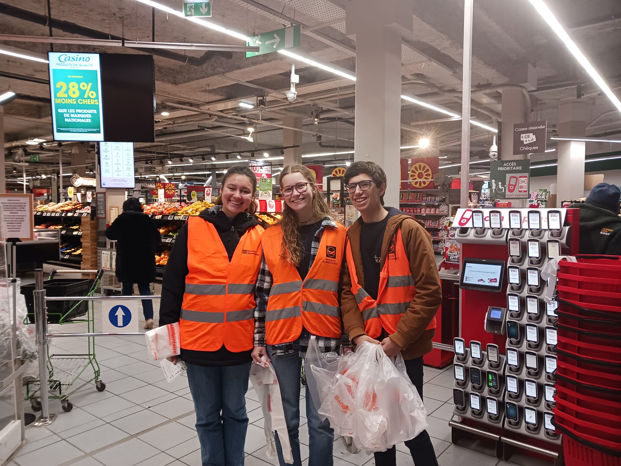 Les élèves au rendez-vous de la solidarité