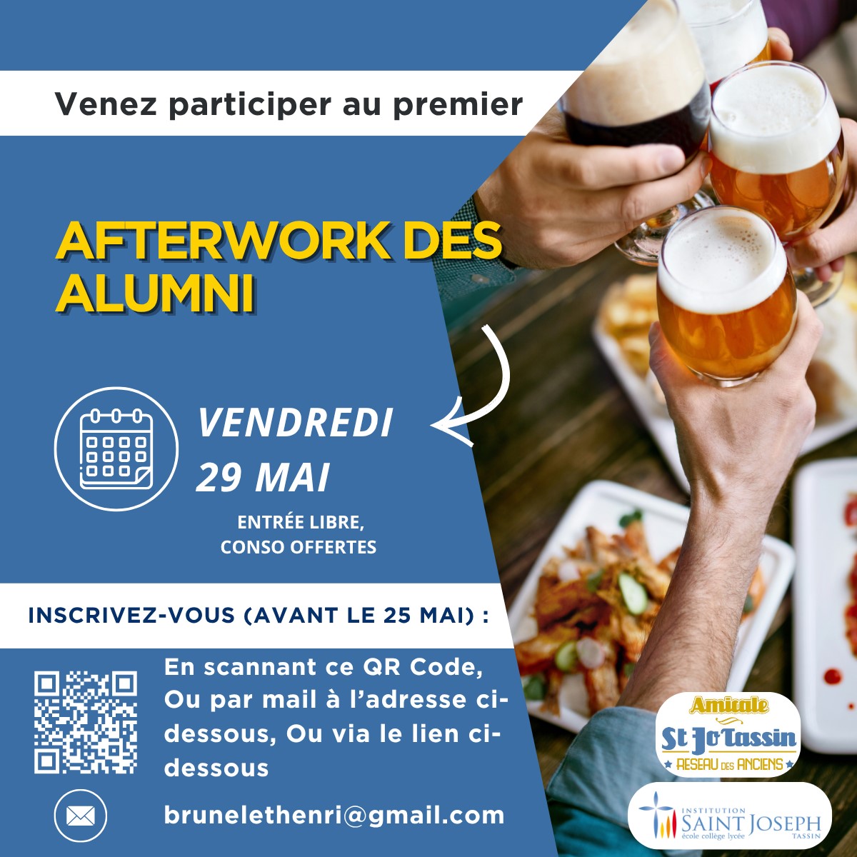Afterwork des Alumni Saint-Joseph : 1ère édition !