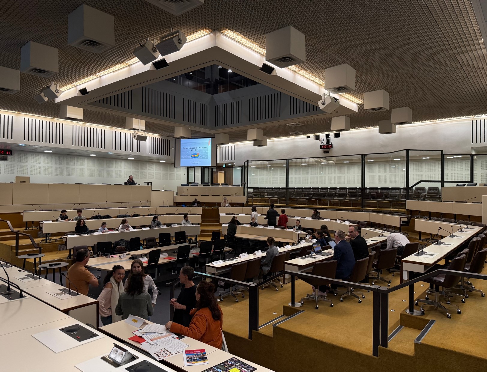 Gabin, élève de 4e, élu au Conseil Métropolitain des Jeunes